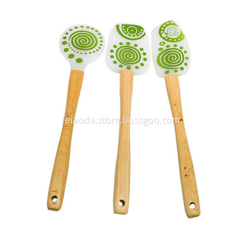Wholesale Food Grade Silicone Cake Spatula Set
